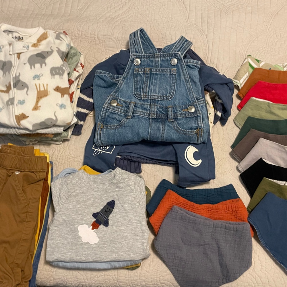 0-3 month Baby Boy Clothing Bundle